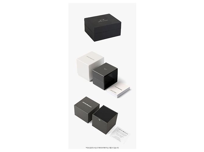 Armani Genni Damen-Metalluhr quadratisch mit Perlmutt Mehrfarben - Ansicht 9