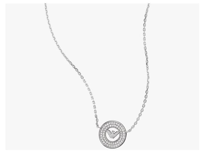 Armani Collana con pendente in argento - vista 5