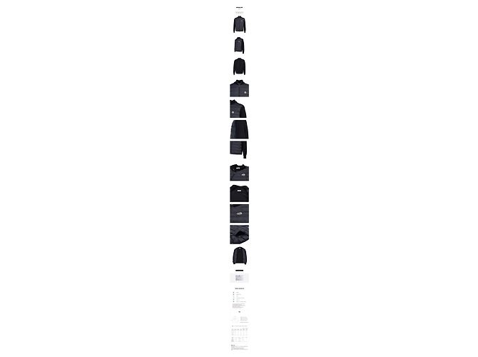 Moncler Cardigã acolchoado de algodão com zíper para homem Preto - vista 11