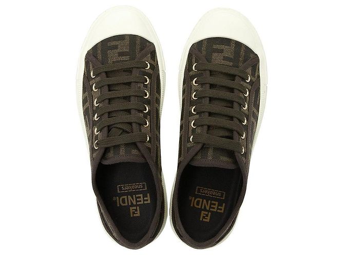 Fendi Sneakers da donna AJZX Nero - vista 3
