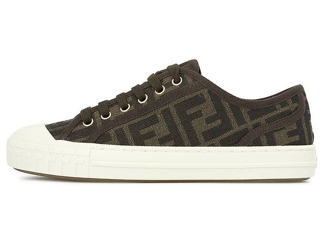 Fendi Sneakers da donna AJZX Nero - vista 5