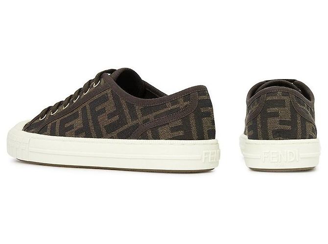 Fendi Sneakers da donna AJZX Nero - vista 7