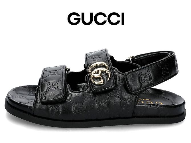 Gucci Sandali con cinturino in Velcro Multicolore - vista 5