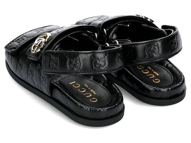 Gucci Sandali con cinturino in Velcro Multicolore - vista 7