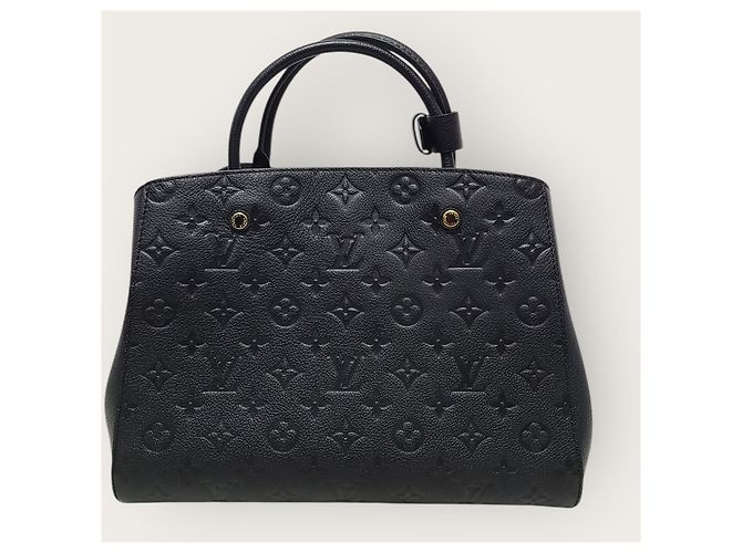 Louis Vuitton Bolso de hombro Montaigne en Monogram Empreinte negro - vista 5