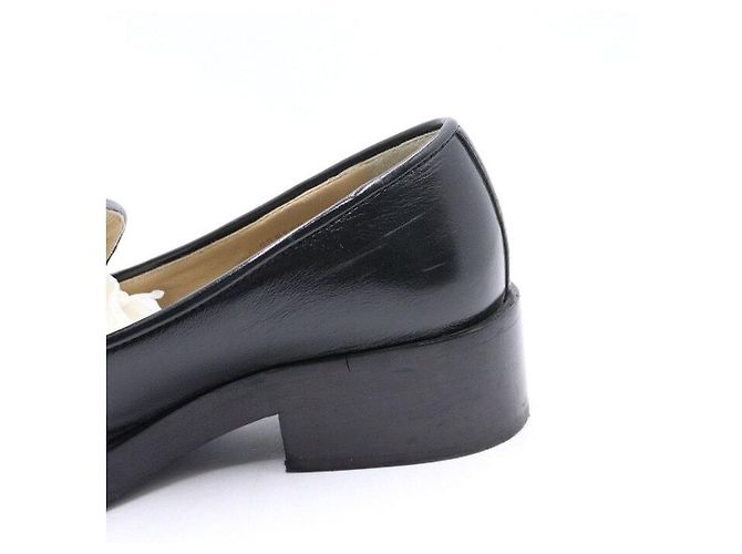 Chanel Mocassino da donna con logo CC nero - vista 6