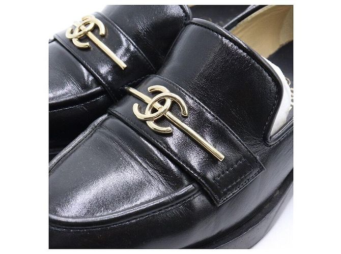 Chanel Mocassino da donna con logo CC nero - vista 8
