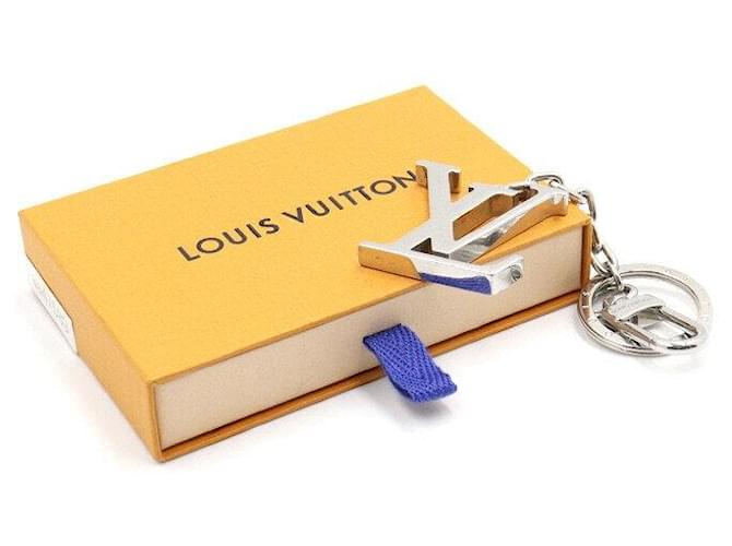 Louis Vuitton Portachiavi Key Ring LV Initiales Argento - vista 5