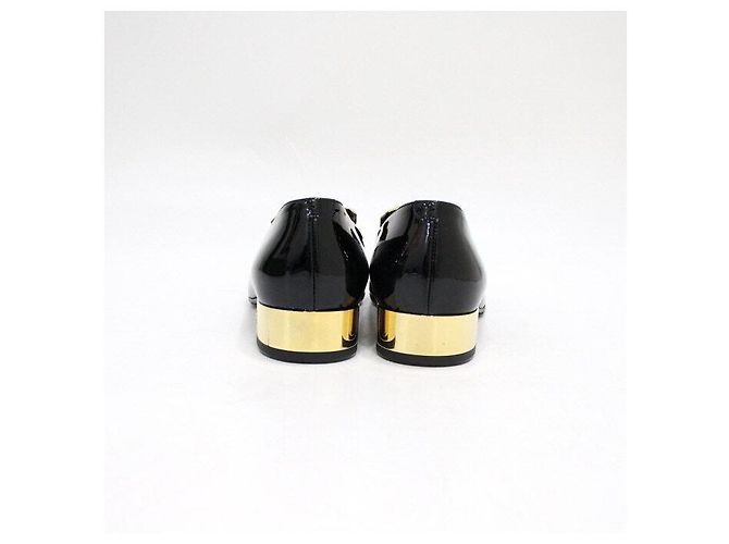 Chanel Mocassini in pelle verniciata nera da donna Nero - vista 5