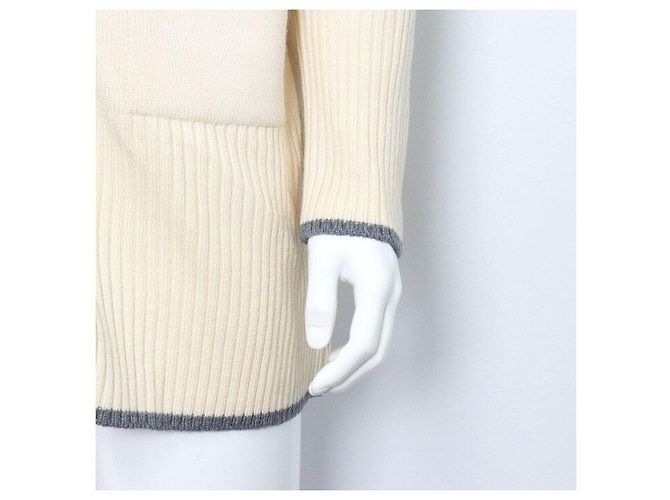 Thom Browne Cardigan oversize da uomo in lana merino - vista 3