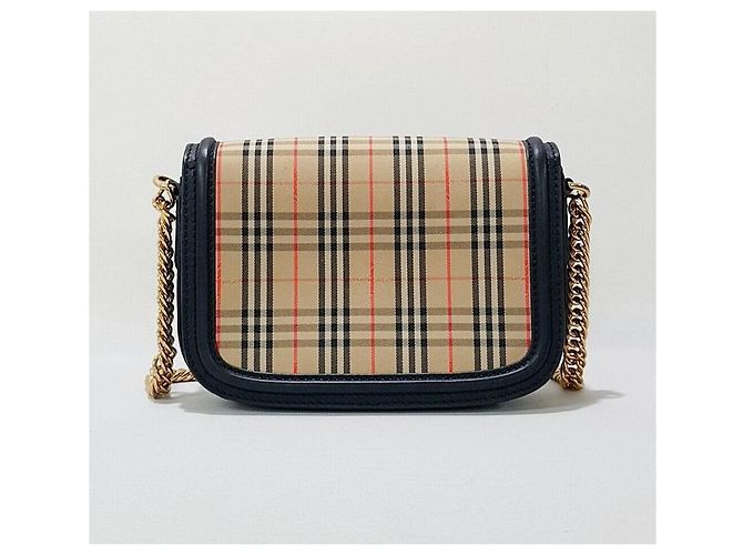 Burberry Check Link Chain Schultertasche Mehrfarben - Ansicht 4