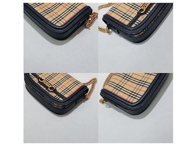 Burberry Check Link Chain Schultertasche Mehrfarben - Ansicht 7