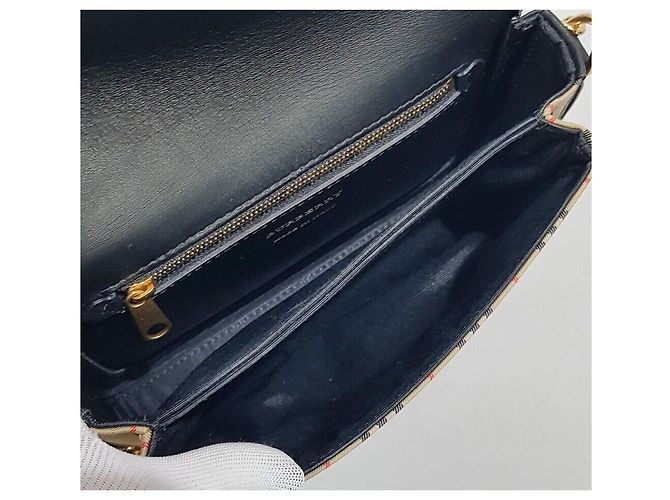 Burberry Check Link Chain Schultertasche Mehrfarben - Ansicht 8