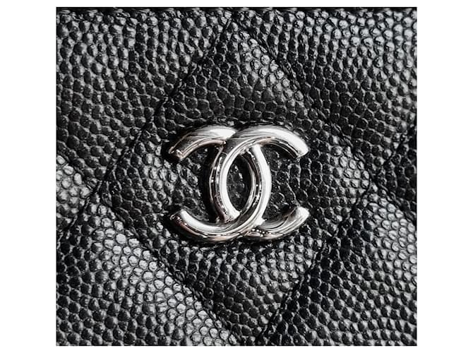 Chanel Clutch Caviar Large Nero - vista 6