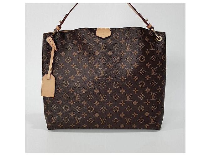 Louis Vuitton Monogram Graceful MM Nero in Tela - vista 2