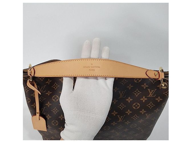 Louis Vuitton Monogram Graceful MM Nero in Tela - vista 6