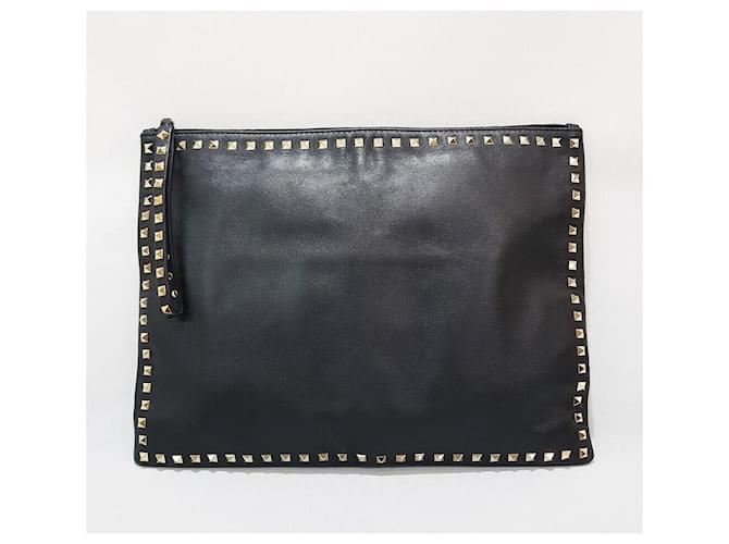 Valentino Borsa a pochette Rockstud Nero - vista 2