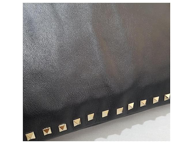 Valentino Borsa a pochette Rockstud Nero - vista 3