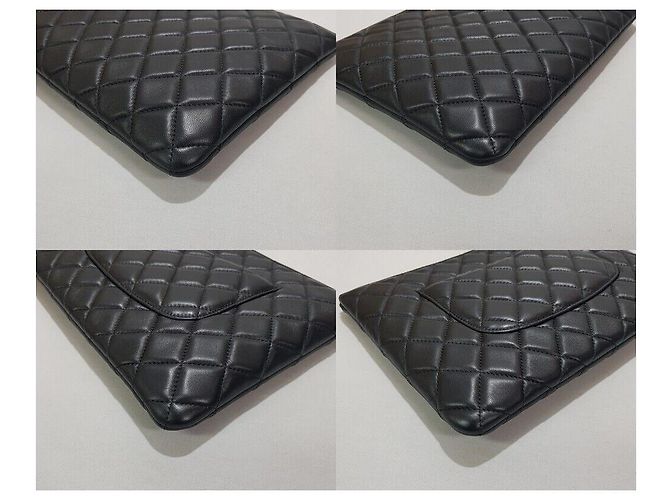 Chanel Classic Clutch New Medium Lambskin Silver Series - Ansicht 7