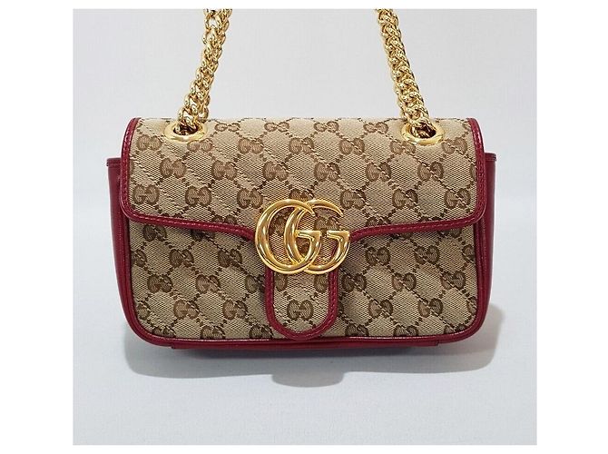 Gucci Mini Bolsa de Ombro GG Marmont em Jacquard - vista 2