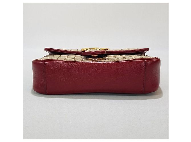 Gucci Mini Bolsa de Ombro GG Marmont em Jacquard - vista 6