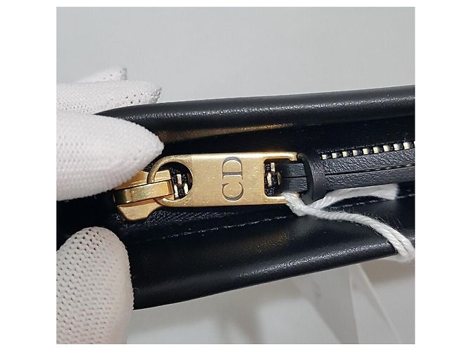 Dior Clutch in pelle nera Logo Nero - vista 5