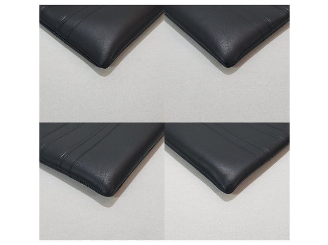 Dior Clutch in pelle nera Logo Nero - vista 7