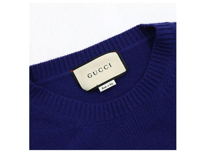 Gucci Strickpullover für Herren mit Wolfsstickerei - Ansicht 5