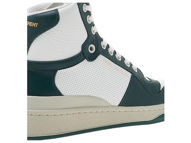 Saint Laurent Sneakers mid-top in pelle traforata da donna Multicolore - vista 10