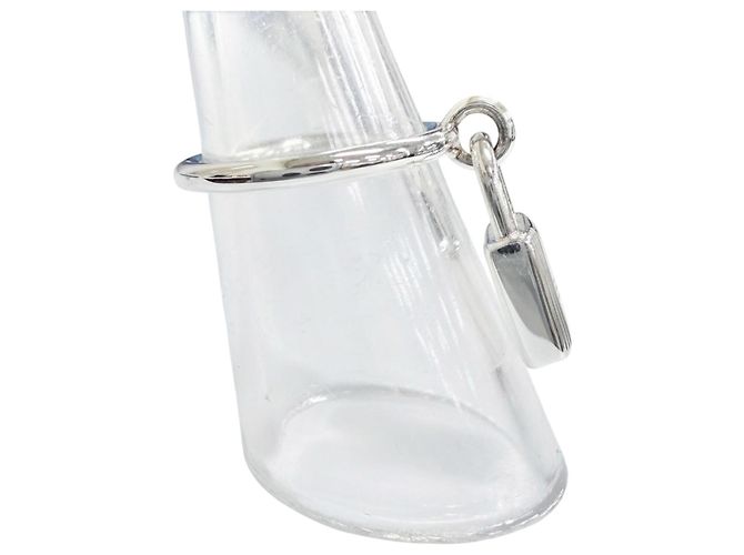 Ring Hermès Anello Hermes Amulette Cadena Silver Band Argento - vista 3