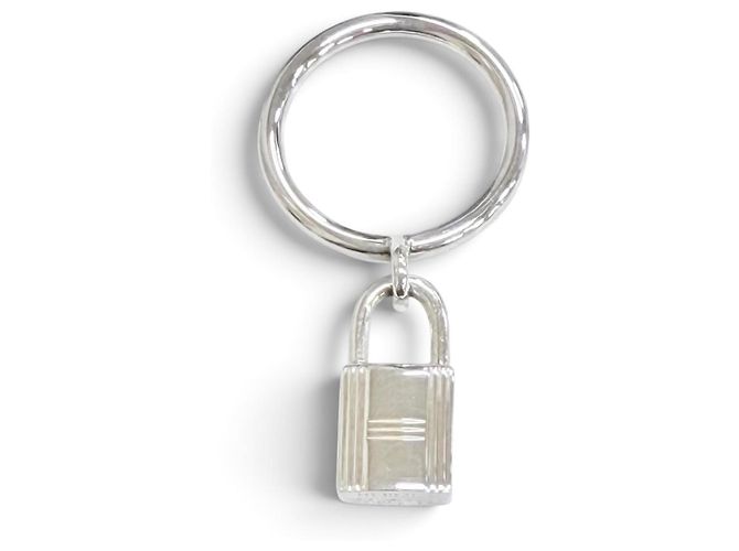 Ring Hermès Anello Hermes Amulette Cadena Silver Band Argento - vista 5