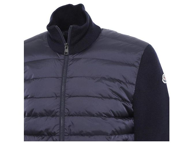 Moncler gesteppter Wollcardigan mit Reißverschluss Mehrfarben - Ansicht 10