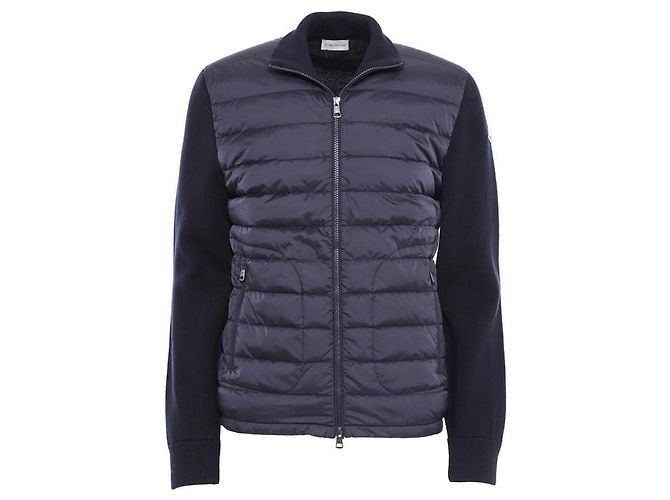 Moncler gesteppter Wollcardigan mit Reißverschluss Mehrfarben - Ansicht 2
