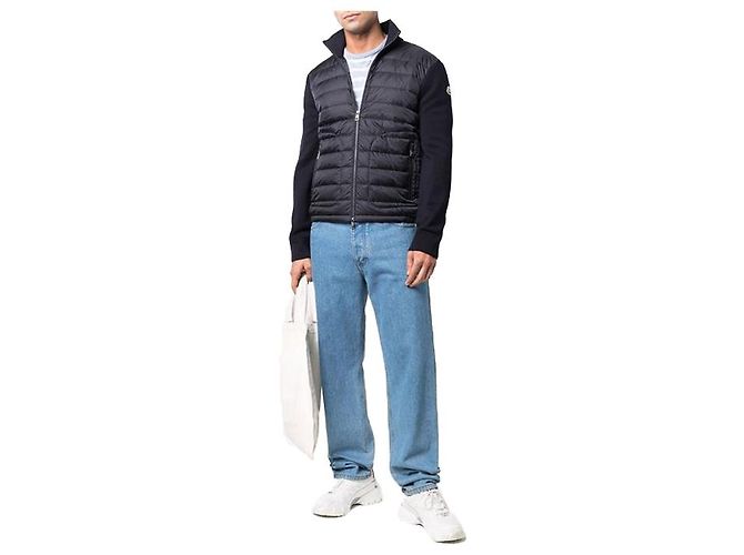 Moncler gesteppter Wollcardigan mit Reißverschluss Mehrfarben - Ansicht 7