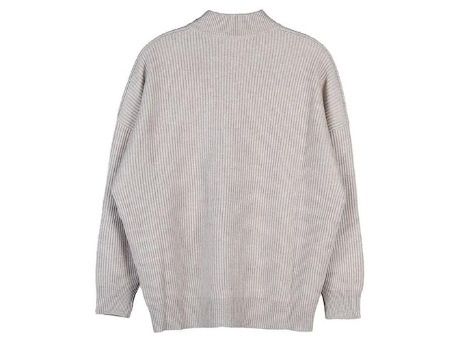 Brunello Cucinelli Kaschmir-Strick für Damen Silber - Ansicht 2