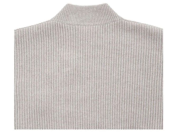 Brunello Cucinelli Kaschmir-Strick für Damen Silber - Ansicht 7