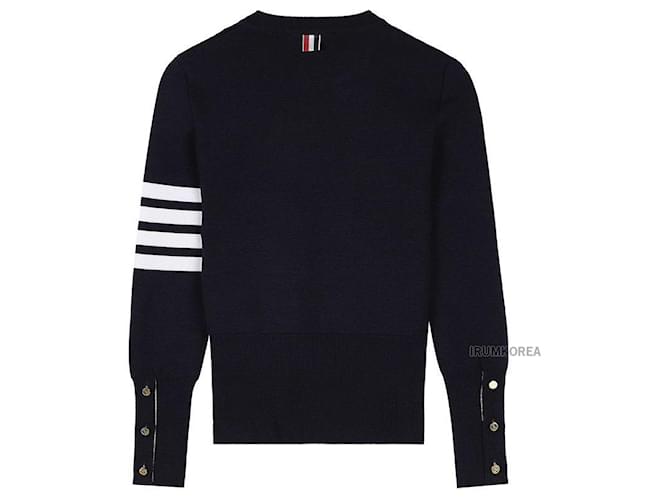 Thom Browne Stitch Strickpullover schwarz Damen - Ansicht 2