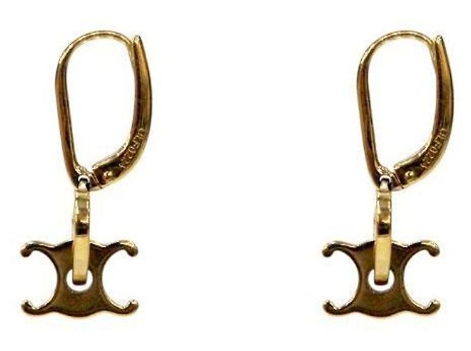 Céline Pendientes Heart Triomphe Gold - vista 2