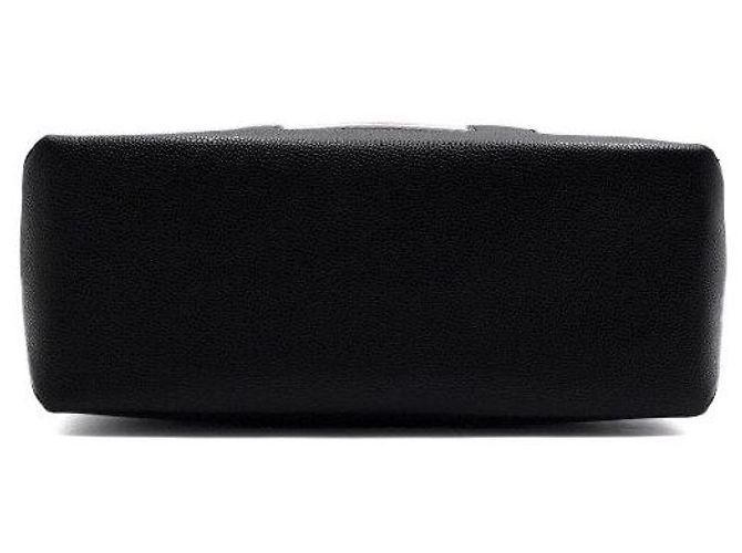 Thom Browne Borsa Tote da donna Small Tool Pebble in pelle grana grossa nera - vista 6