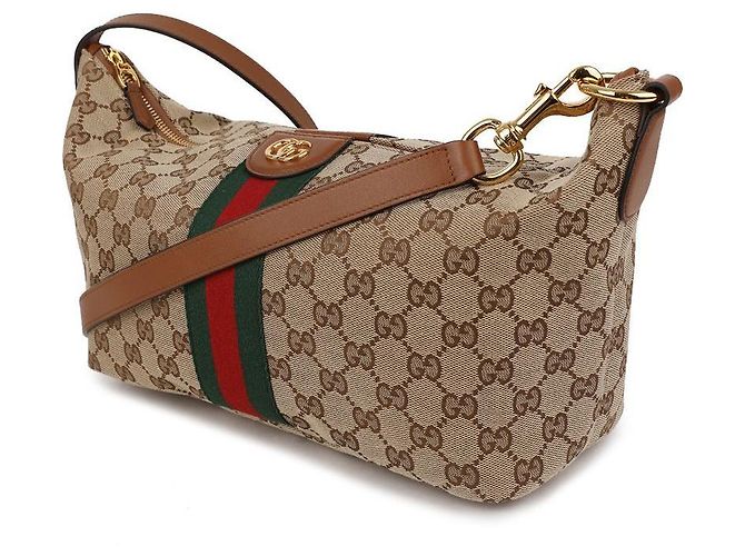 Gucci Borsa Vanity Medium con manico Marrone - vista 4