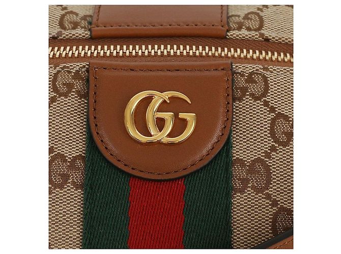 Gucci Borsa Vanity Medium con manico Marrone - vista 9