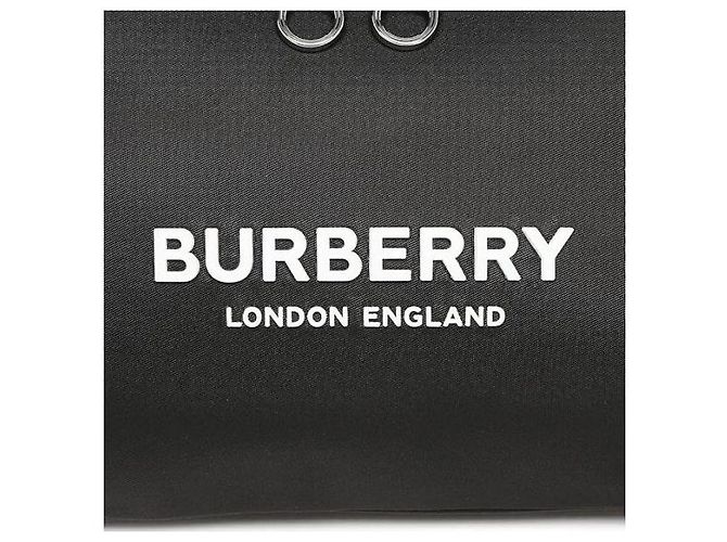 Burberry Bolsa de cintura Sonny em nylon com estampado de logótipo Preto - vista 7