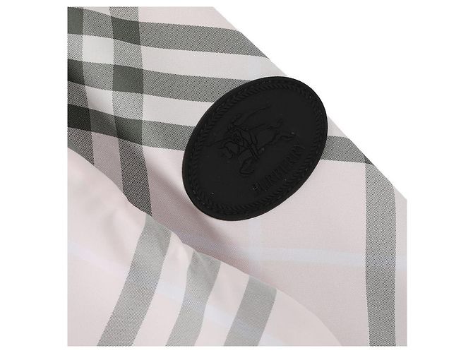 Burberry Winddichte Kapuzenjacke mit Karomuster Pink - Ansicht 9