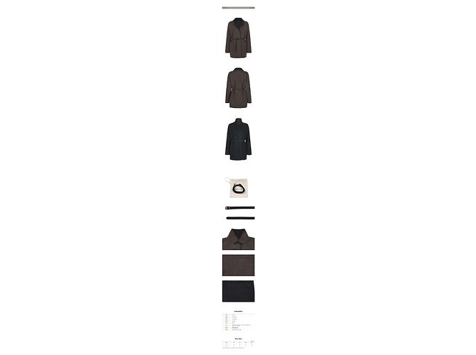 Loro Piana Wendbare Kaschmirjacke mit Gürtel Schwarz - Ansicht 2
