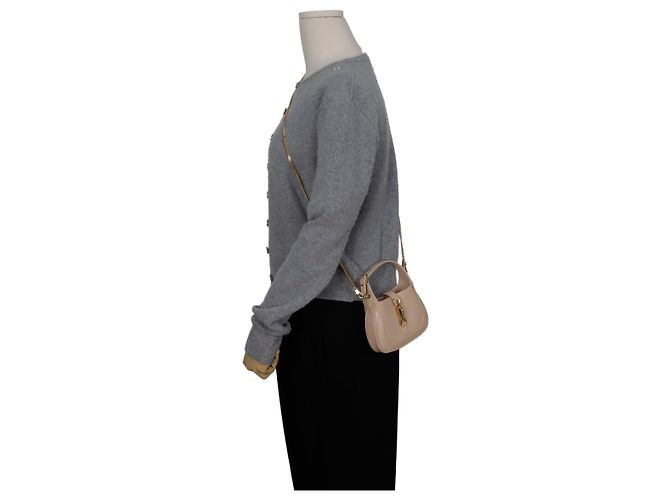 Gucci Borsa a spalla Jackie Nano Tote Marrone - vista 9