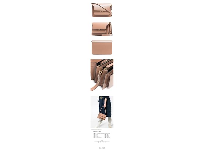 Marni Borsa a tracolla Medium in Saffiano Multicolore - vista 2
