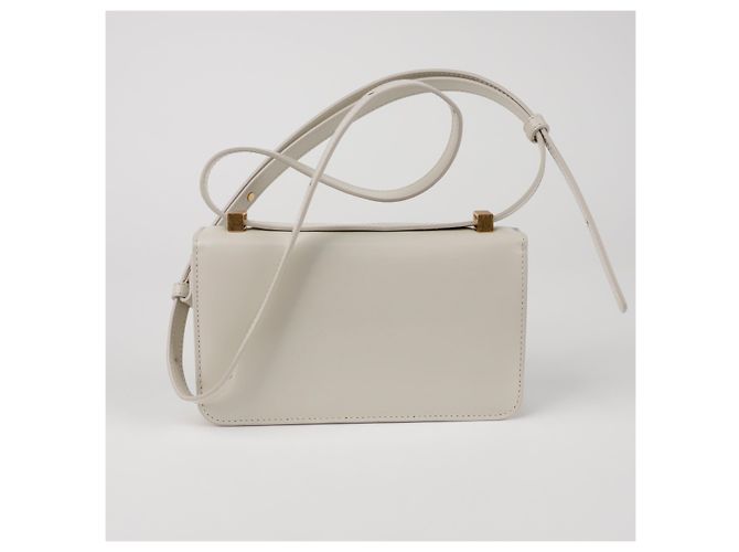 Bottega Veneta Borsa a tracolla Classic Mini Shoulder Bianco - vista 3