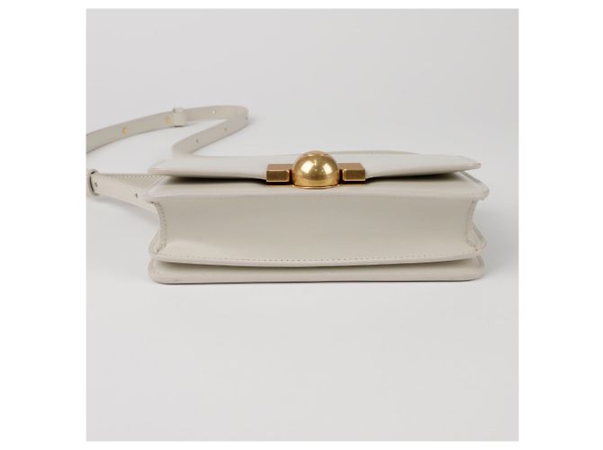 Bottega Veneta Borsa a tracolla Classic Mini Shoulder Bianco - vista 7