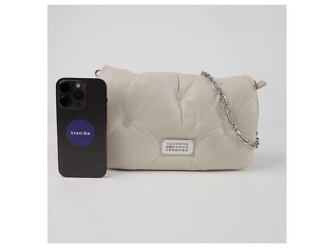 Maison Martin Margiela Borsa a tracolla Glam Slam con catena Argento - vista 12