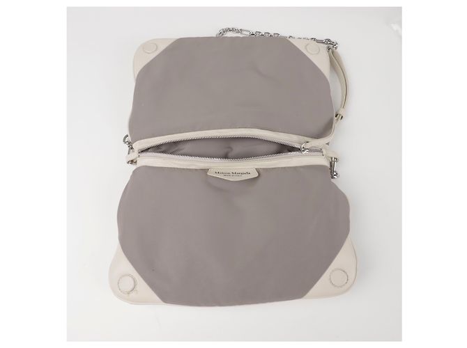 Maison Martin Margiela Borsa a tracolla Glam Slam con catena Argento - vista 13